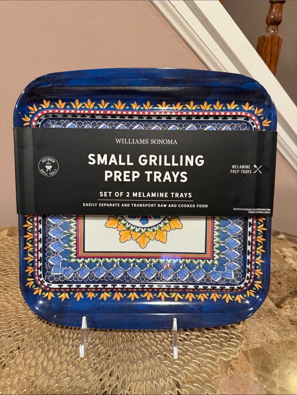 Williams Sonoma Sicily 2-Piece Melamine Grill Prep Trays